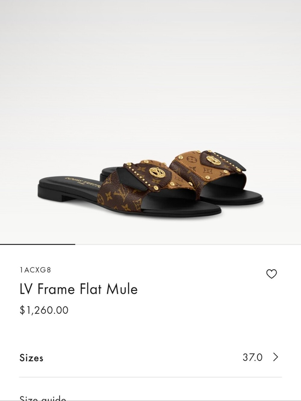 LV Frame Flat Mule 37